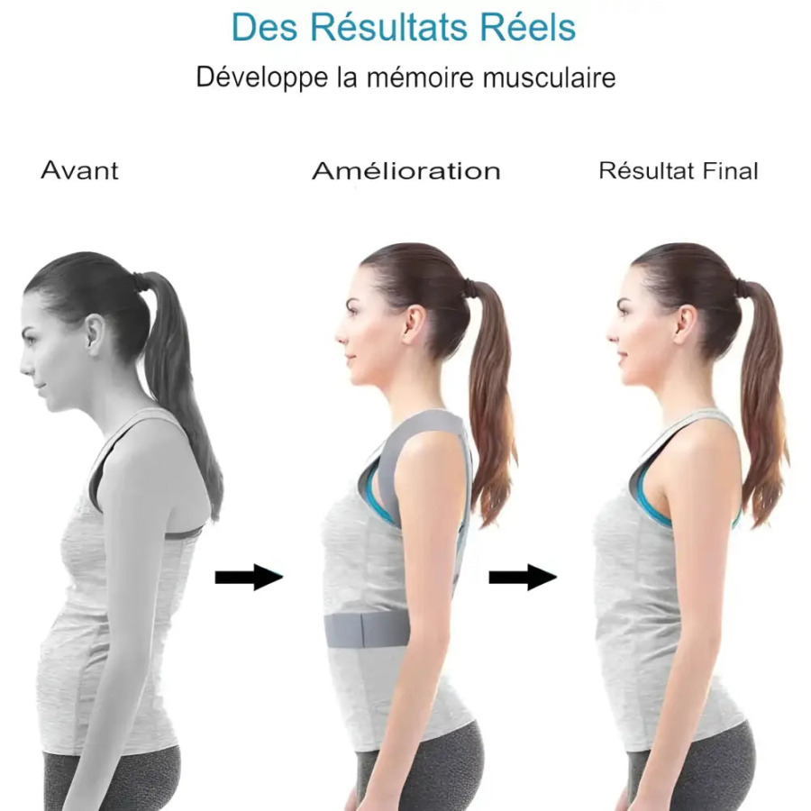 Redresse Dos pour Femmes, Hommes et Enfants