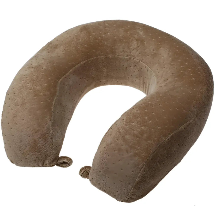 Coussin de voyage ergonomique en forme de U pour le cou