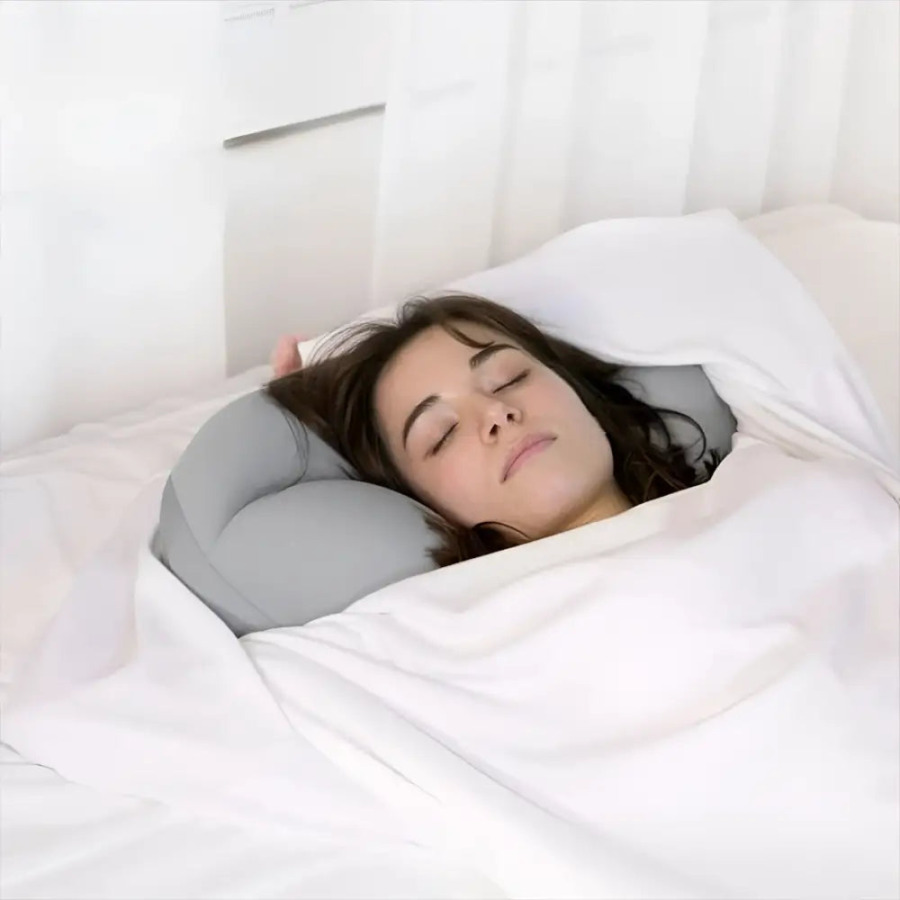 Coussin de Positionnement Microbille pour Cervicales → Poduszka Pozycjonująca z Mikrokulkami na Szyję Coussin de Positionnement à Microbilles pour le Cou