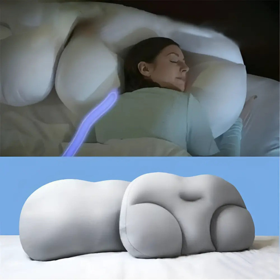 Coussin de Positionnement Microbille pour Cervicales → Poduszka Pozycjonująca z Mikrokulkami na Szyję Coussin de Positionnement à Microbilles pour le Cou