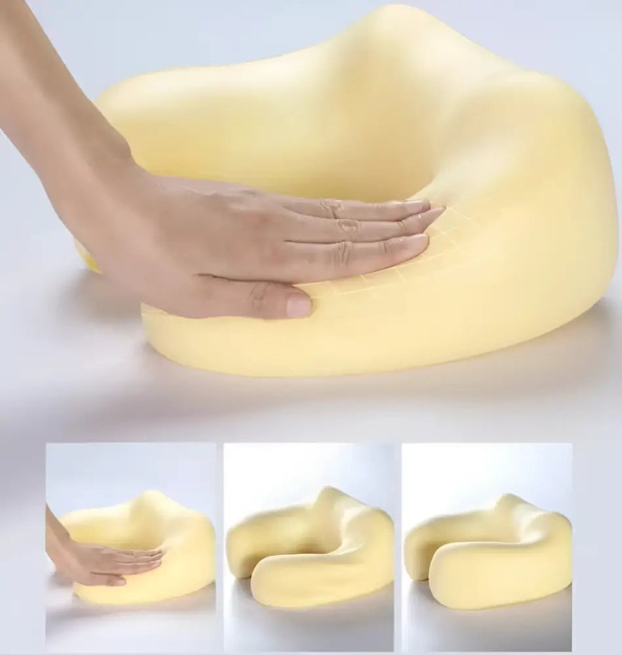 Coussin Masseur Cervical à Mémoire de Forme → Poduszka Masażująca na Szyję z Pianką Memory Coussin Massant pour le Cou en Mousse à Mémoire de Forme