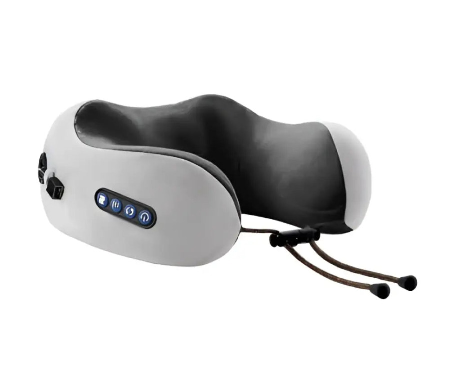 Coussin Masseur Cervical à Mémoire de Forme → Poduszka Masażująca na Szyję z Pianką Memory Coussin Massant pour le Cou en Mousse à Mémoire de Forme