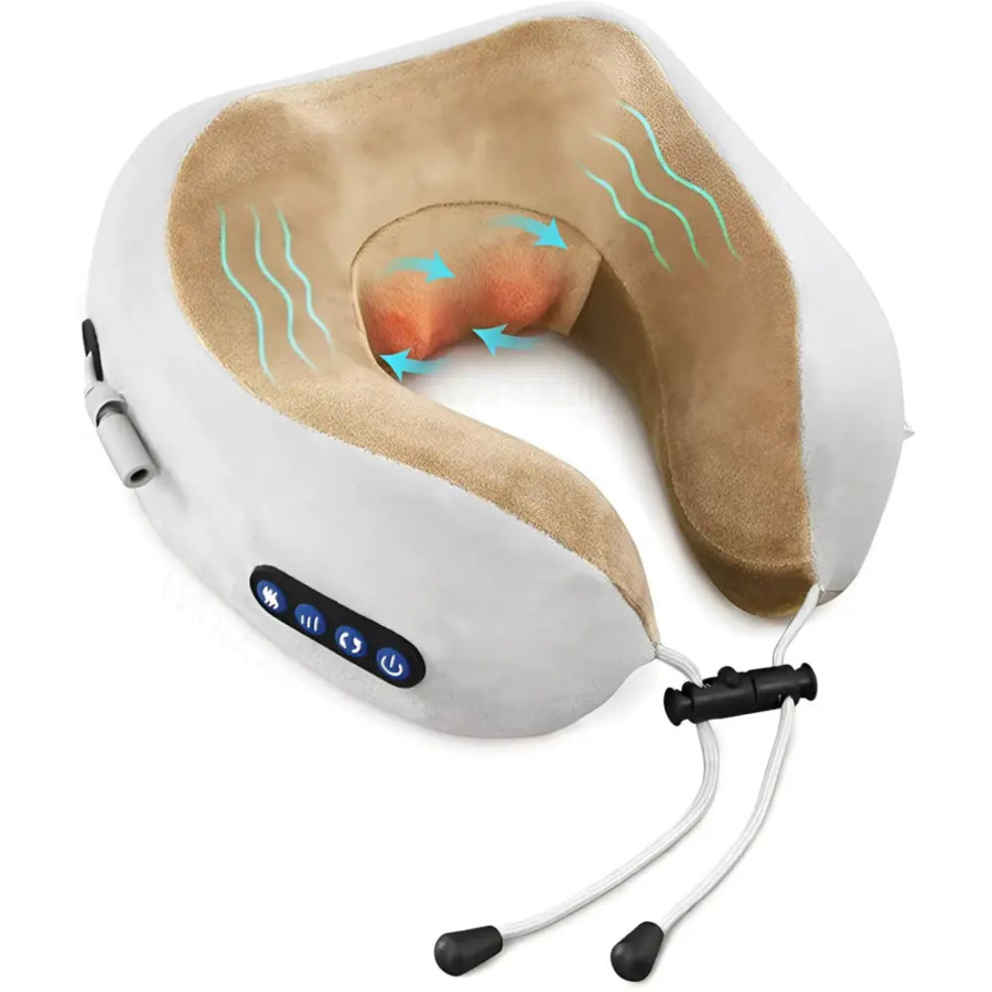 Coussin de Massage pour le Cou en Mousse à Mémoire de Forme Coussin de Massage pour le Cou en Mousse à Mémoire de Forme