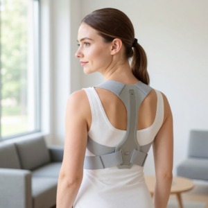 Redresse Dos pour Femmes, Hommes et Enfants, porté, vue de dos