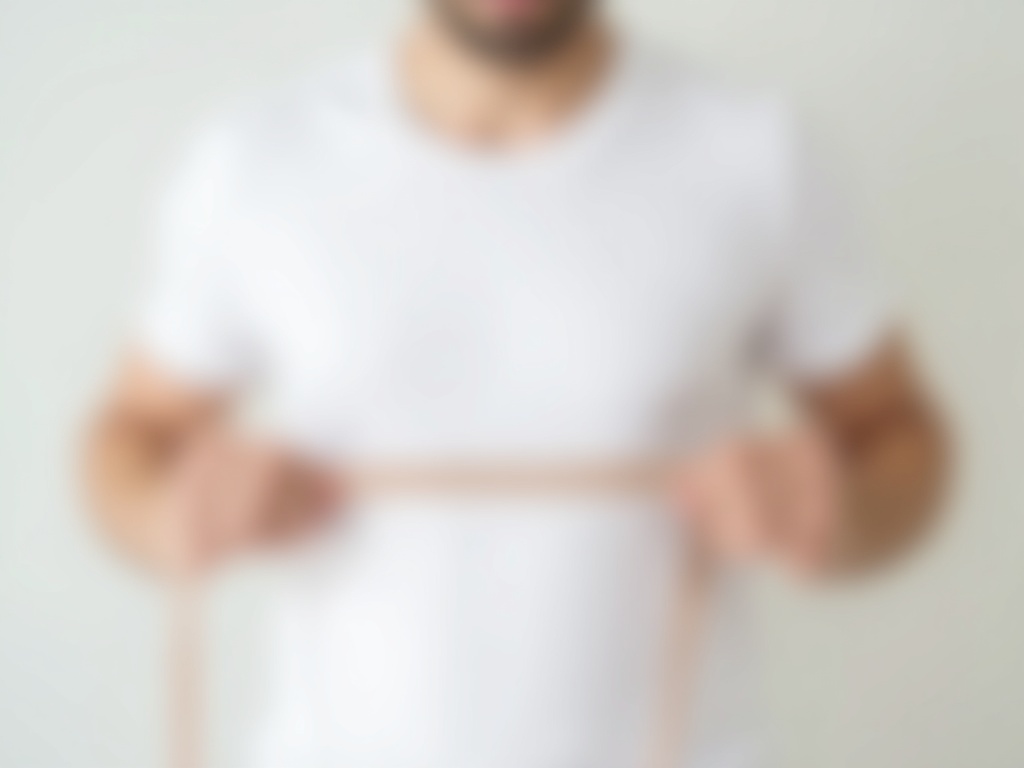 Mesure du tour de poitrine pour choisir la taille du correcteur de posture