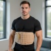 Gonflable, la ceinture lombaire se porte autour de la taille. Gonflable, la ceinture lombaire se porte autour de la taille.