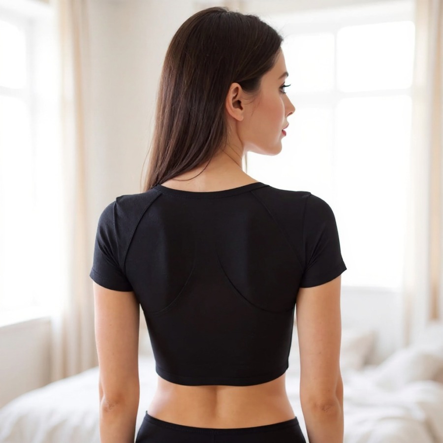 Correcteur de posture invisible pour femmes, vue de dos Correcteur de posture invisible pour femmes, vue de dos