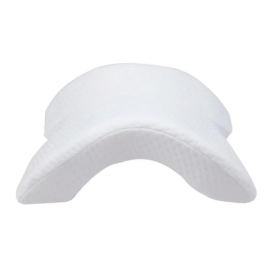 Un oreiller en mousse à mémoire de forme à la courbure ergonomique pour soutenir votre bras