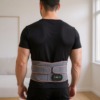 Ceinture lombaire chauffante à porter, avec écran visible