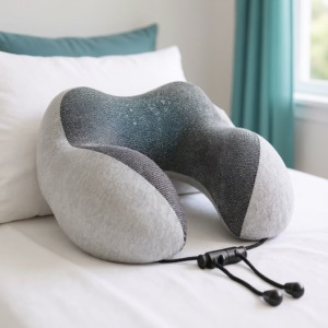 Coussin de voyage en mousse à mémoire de forme pour le lit Coussin de voyage en mousse à mémoire de forme pour le lit