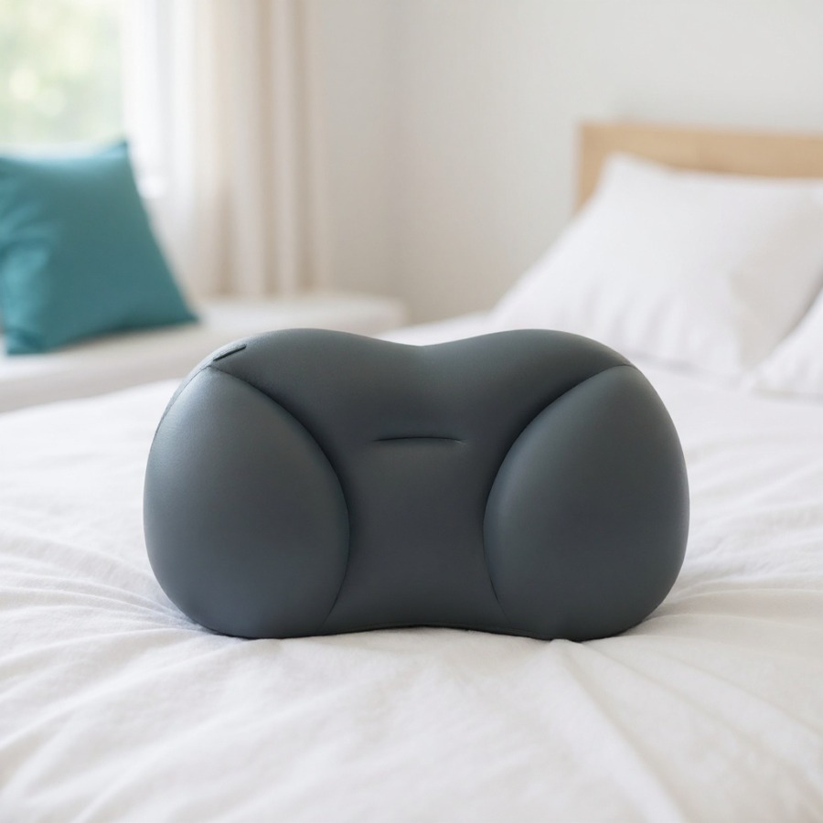 Coussin de Positionnement à Microbilles pour le Cou au lit dans la chambre Coussin de Positionnement à Microbilles pour le Cou au lit dans la chambre