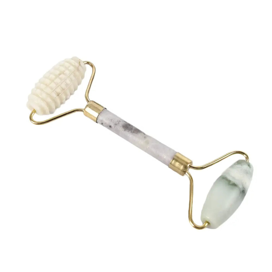 Rouleau de Massage en Pierre de Jade