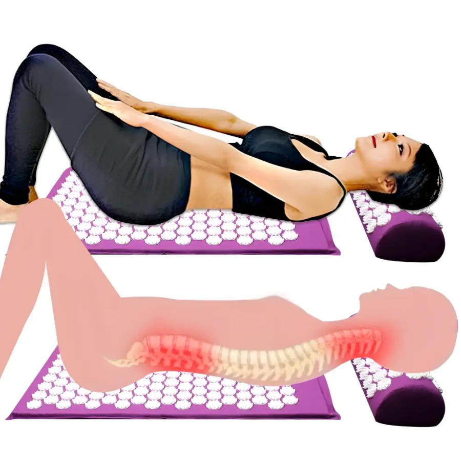 Mata Akupresurowa Kwiat Lotosu Wspierająca Ulgę → Tapis d'acupression Fleur de Lotus pour favoriser la détente