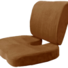 Ensemble de coussins orthopédiques brun pour s'asseoir Ensemble de coussins orthopédiques brun pour s'asseoir
