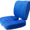 Ensemble de coussins orthopédiques bleus pour s'asseoir Ensemble de coussins orthopédiques bleus pour s'asseoir