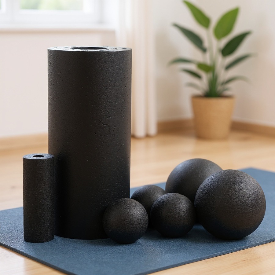 Set de rouleaux de massage pour tapis de yoga Set de rouleaux de massage pour tapis de yoga