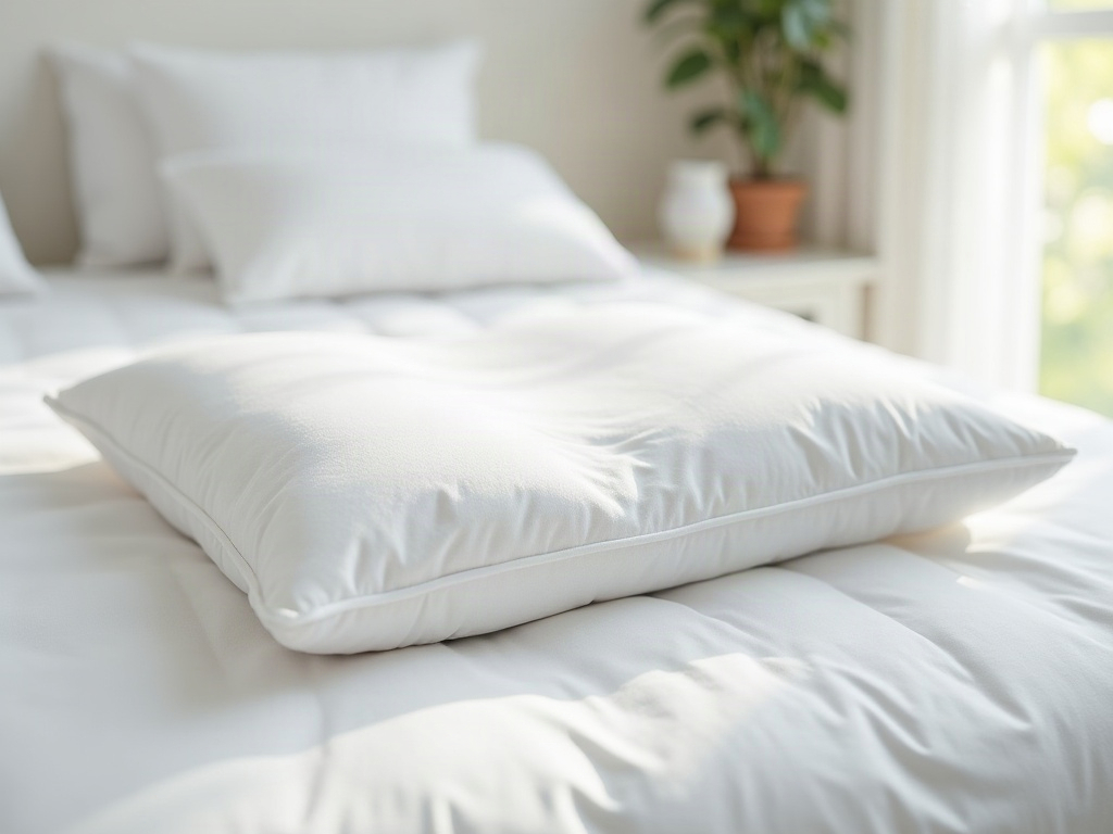 Oreiller en mousse à mémoire de forme avec un creux ergonomique pour la tête et le cou