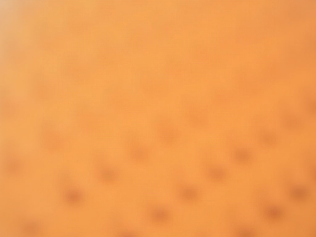 Gros plan sur les points d'un tapis d'acupression orange
