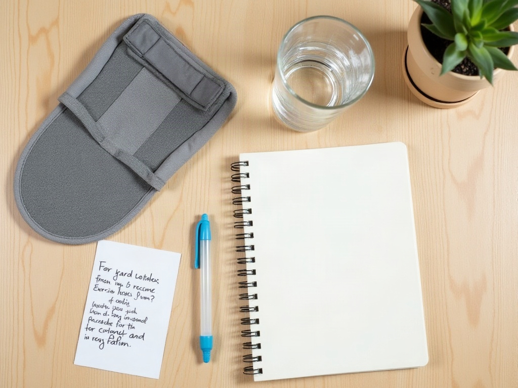 Kit bien-être postural avec correcteur de posture, élastique de renforcement et carnet d'exercices
