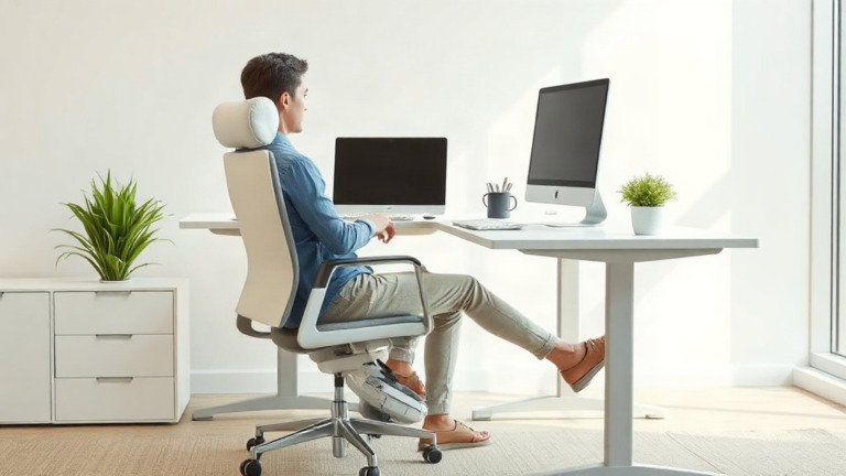 Mal de dos au travail assis : causes et 12 astuces pour plus de soulagement
